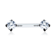 Round Shaped CZ Intimate Piercing INT-03